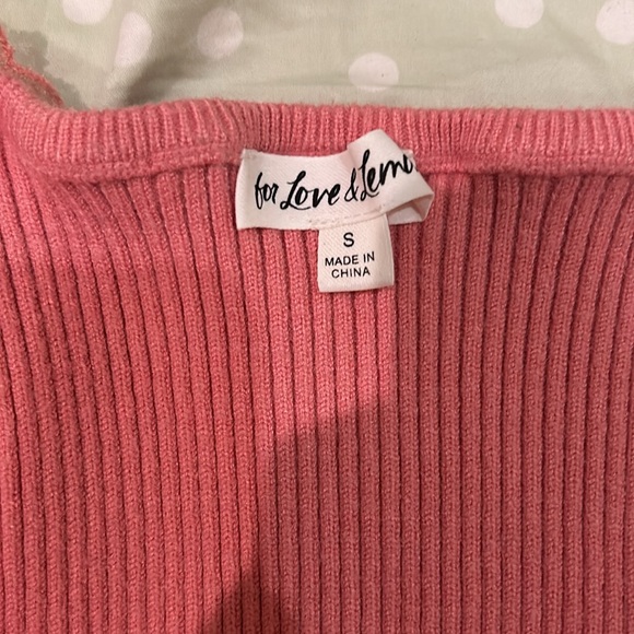 For love and lemons calla knit lace top - Picture 2 of 2